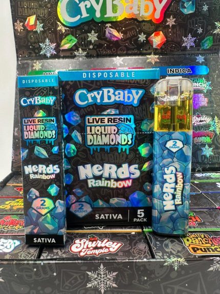 Crybaby Nerds Rainbow 2g Disposable | Sativa