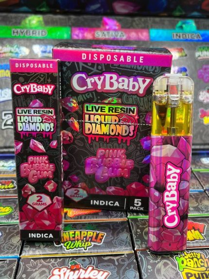 Crybaby Pink Bubble Gum 2g Disposable | Indica