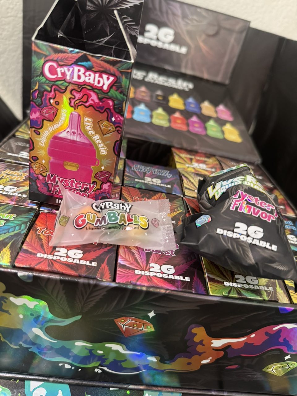 image-521.jpg CryBaby Mystery Flavor 2G Disposable | New CryBaby Disposable Cart | Indica - Image 1